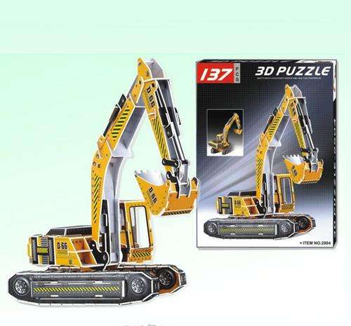 ***137 Pieces*** 3D PUZZLE ENGINEERING TRUCK