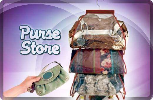 Purse store - The hanging handbag organizer