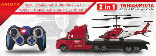 ***2 in 1*** 4 Channel R/C Truck & 3.5 channel Helicopter with Gyro