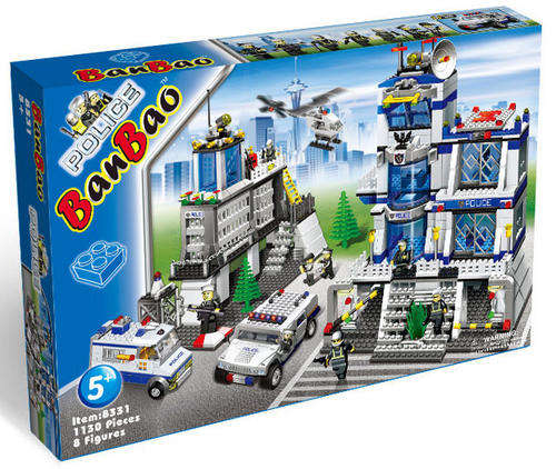 ***HUGE 1130 Pieces*** POLICE HQ, High Quality 100% Lego Compatable