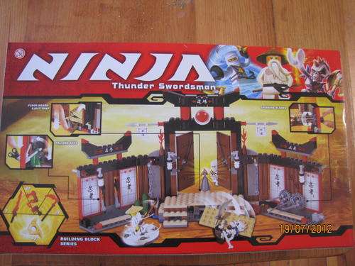 ***Large 377 Pieces*** NINJA, Thunder Swordsman- High quality, 100% Lego Compatable