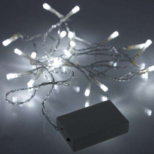 2 X 10M Strings of Fairy Lights - White - 100 LED's