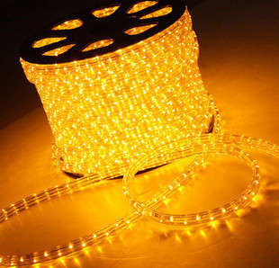 100 Metre Rope Lights Yellow