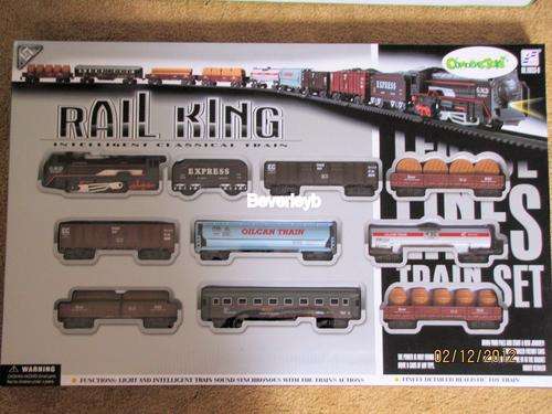 Rail King Train set with lights & music