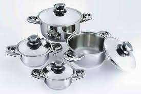 8 Piece Stainless Steel Pot Set