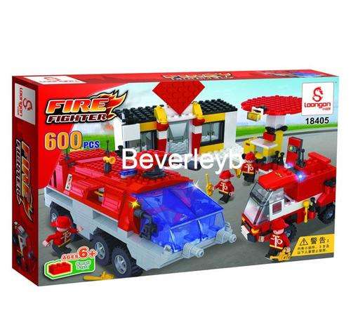 ***Huge 600 Pieces*** FIRE FIGHTER - High quality, 100% Lego Compatable