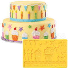 Fondant & Gum Paste Kids Party Mould