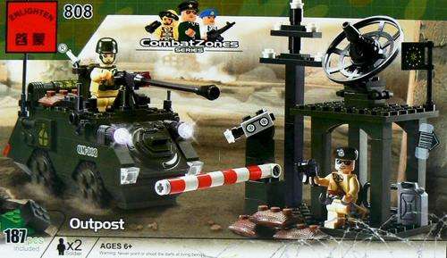 ** 187 Pieces*** Outpost, High Quality 100% Lego Compatable