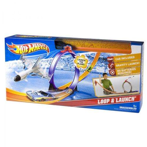 HOT WHEELS Loop & Launch Track Set
