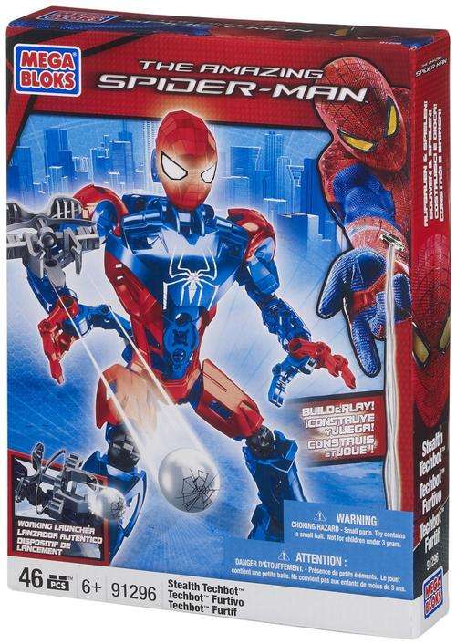 Original MEGA BLOKS, Stealth Techbot, The Amazing Spiderman