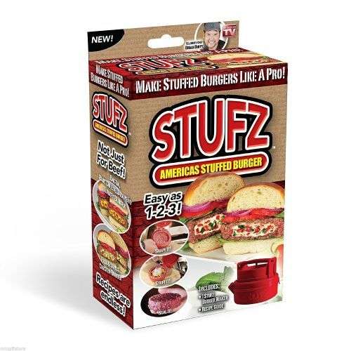 Stufz Americas Stuffed Burger-Make Stuffed Burgers Like A Pro Easy As 1-2-3