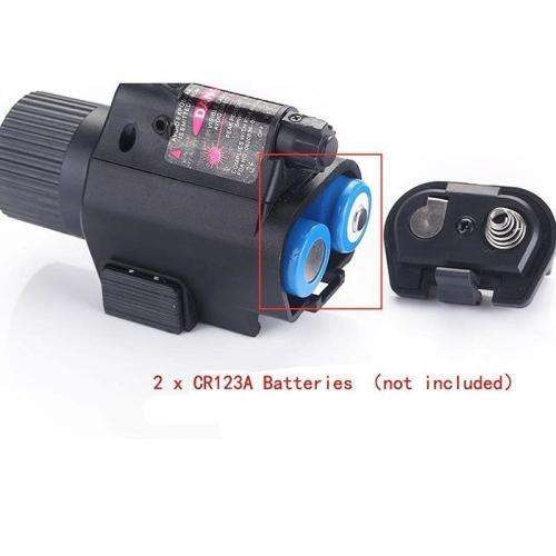 Tactical Combo Flashlight/Light Torch Red Laser Sight Fit For Pistol Hunting