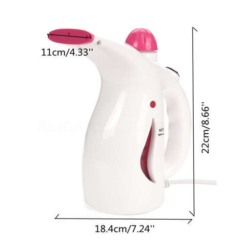 WHITE 800W PORTABLE HANDHELD GARMENT CLOTHES FABRIC STEAMER STEAM For Home