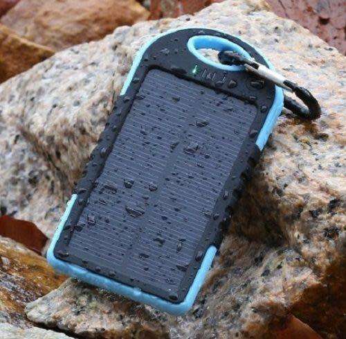 Solar charger 5000mAh waterproof