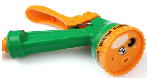 15M 50Ft Coil kink free Garden Hose Pipe & Spray Gun Head Nozzle