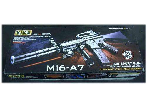 M16-A7 Air sport BB gun with laser sight