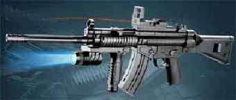 SM 0901 Assault Rifle BB Gun with laser and torch