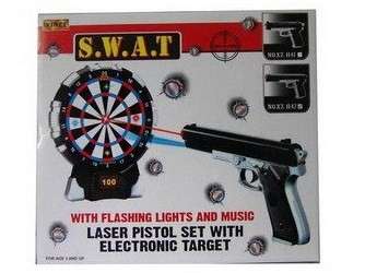 ***AWESOME GIFT***  S.W.A.T  LASER PISTOL with Electronic Target