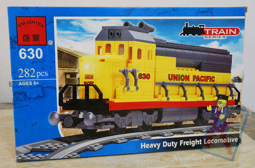 ***BIG 282 Pieces*** 100% Lego Compatable Locomotive *** High Quality ABS Plastic***