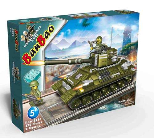 ****LARGE 330 Pieces**** TANK High Quality 100% Lego Compatable