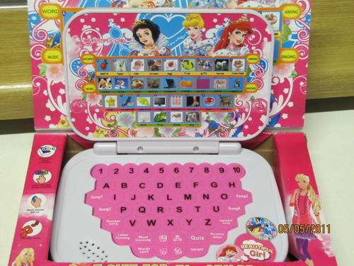 "Beautiful Girl" BABY LAPTOP with 6 Modes