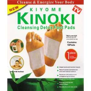 Kiyome KINOKI CLEANSING DETOX FOOT PADS ( 10 pack )