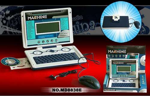 BLUE KIDS LEARNING COMPUTER WITH 65 SET FUNCTIONS!!