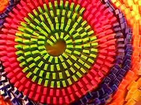 Set up Your own Domino Run with 120 coloured Dominoes!