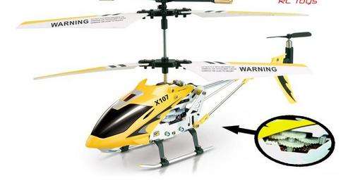 X107 3 Channel Mini R/C Helicopter with Gyro 22cm