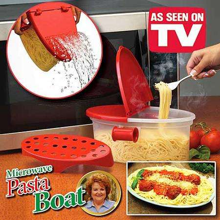 MICROWAVE PASTA BOAT - PERFECT PASTA IN YOUR MICROWAVE!