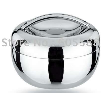 2 Layer STAINLESS STEEL LUNCHBOX - Keeps food warm for up to 6 hours!