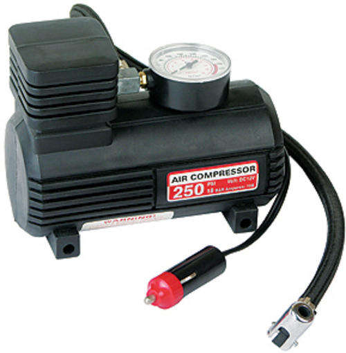 Mini AIR COMPRESSOR which plugs straight into a cigarette lighter