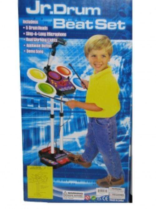 Jr Electronic Drum Beatset with sing a long microphone