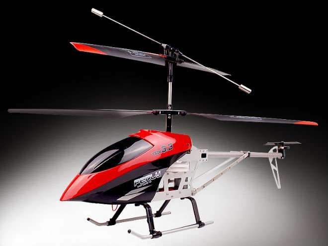 ***75CM*** Perly Avant-Courier 3.5 Channel Radio control Helicopter with Gyro