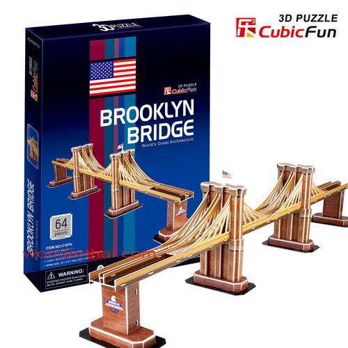 ***NICE QUALITY*** 3D PUZZLE BROOKLYN BRIDGE