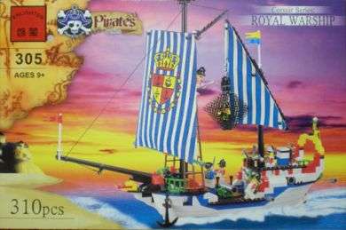***310 Pieces*** Pirate Ship, High Quality 100% Lego Compatable