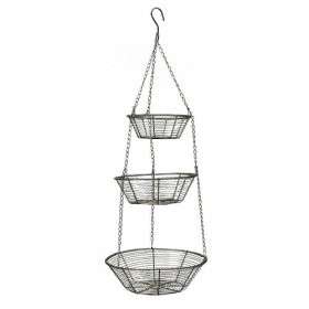 3 TIER WIRE HANGING BASKET