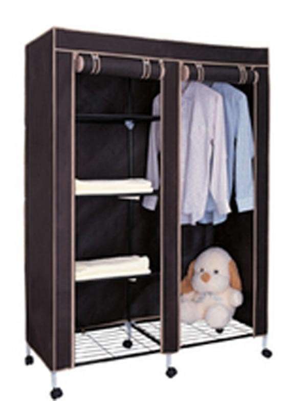 Canvas Double Storage Wardrobe