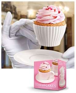 8 Piece Silicone TEACUPCAKE MOULDS
