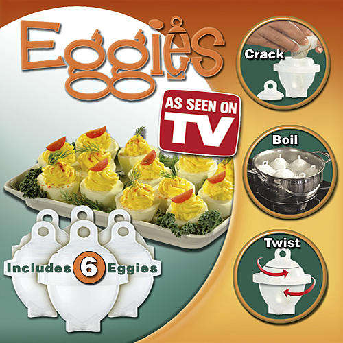 EGGIES - Never peel a hard boiled egg again!