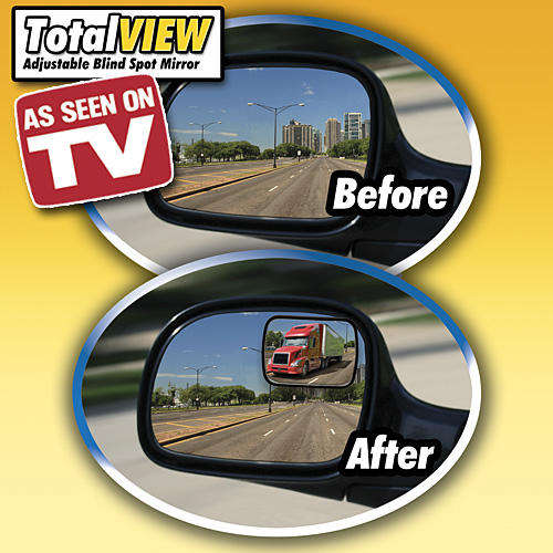 TOTAL VIEW Adjustable blindspot mirror - Set of Two
