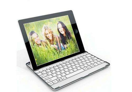 Aluminium Mobile Bluetooth Keyboard for iPad 2