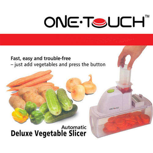ONE TOUCH Automatic Deluxe Vegetable Slicer