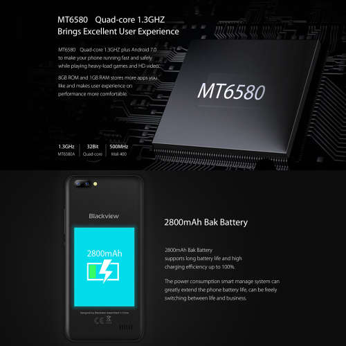 Blackview A7 Smartphone