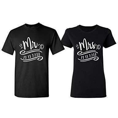 Personalised Couple Shirts Set