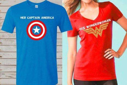 Personalised Couple Shirts Set