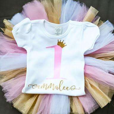 Personalised Baby 1st Birthday Outfits