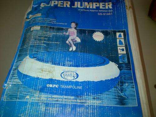 SUPER JUMPER TRAMPOLINE AND POOL SET COMBO WITH ALL ACCESSORIES