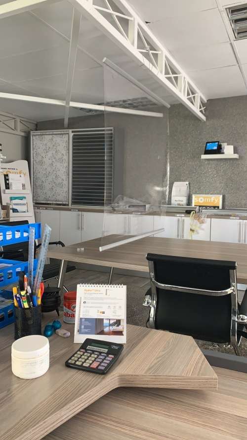 The SHIELD Suspended Safety Screen / Divider