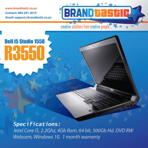 Dell i5 Studio 1558 Laptop @ R3550